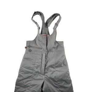 Vintage Retro 80s JCPenney Womens Ski Wear Snow Bib Overalls - Gray -  Small